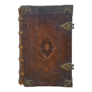 Rare Antique 18th Century Dutch Leatherbound Family Bible Old & New Testament For Sale