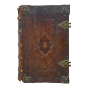 Rare Antique 18th Century Dutch Leatherbound Family Bible Old & New Testament