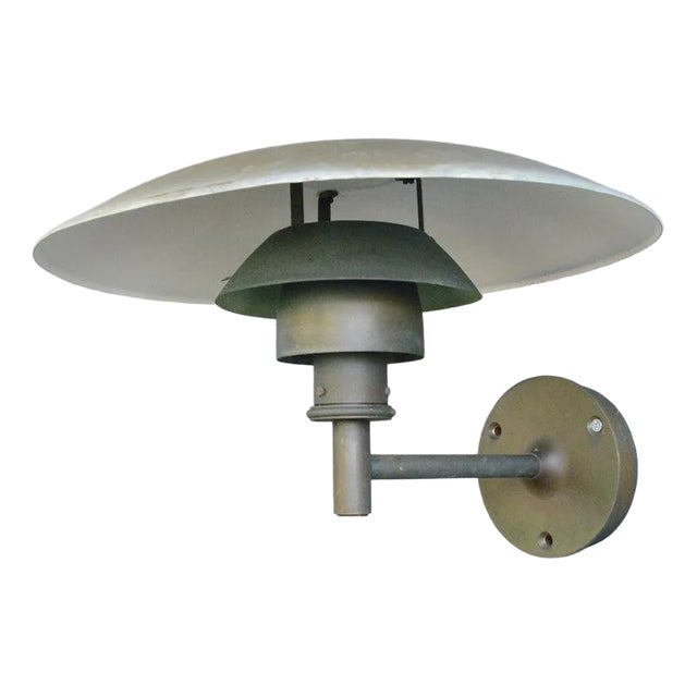 Verdigris Copper Wall Lights by Poul Henningsen, 1950s For Sale