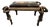1920s Art Deco Cast Iron Footstool For Sale