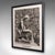 Traditional Vintage Photograph of Balinese Wood Carving, Oriental, Monochrome, Mid Century For Sale - Image 3 of 8