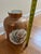 Vintage Japanese Gold Porcelain Floral Panel Vase For Sale - Image 9 of 10