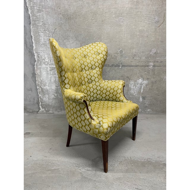 Mid-Century Modern 1940's Mid Century Modern Butterfly Wingback Chair For Sale - Image 3 of 10