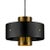 Luxe Brushed Brass With Satin Black Ceiling Light For Sale - Image 4 of 4