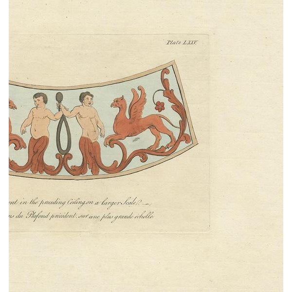 C. Cameron, Ceiling Decoration of a Roman Bath, 1772, Paper For Sale - Image 4 of 5