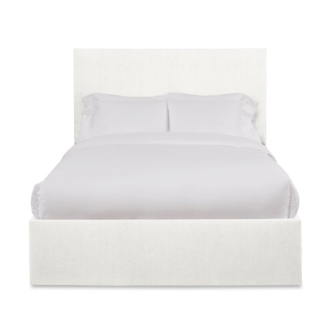 Not Yet Made - Made To Order Hadley Full/Double Headboard, Ivory Linen For Sale - Image 5 of 5