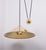 Gold Keos Adjustable Counterweight Pendant Lamp in Brass attributed to Florian Schulz, Germany, 1970s For Sale - Image 8 of 10