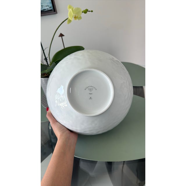 2020s Bernardaud “Digital” Large Porcelain Bowl – Contemporary French Design For Sale - Image 5 of 12