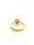 Late 20th Century Bochic “Orient” Vintage Yellow Sapphire & Cognac Diamond Ring Set In 18K Gold & Silver For Sale - Image 5 of 9