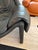 Animal Skin Vintage Black Leather Lounge Chair by Img Norway, 1980s For Sale - Image 7 of 10