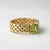 Watch Band Shaped Ring with peridot for Men, silver, gold. Men’s Peridot Watch Band Ring, Gold Plated Silver Statement...
