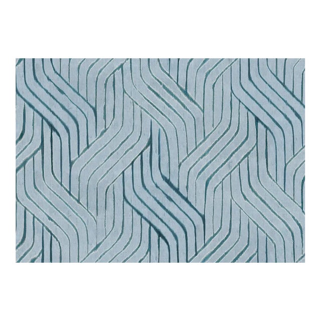 Carleton v Samarkand in Sky Linen Fabric- 4 Yards For Sale