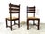 Vintage Brutalist Oak and Wicker Dining Chairs, 1960s, Set of 6 For Sale - Image 6 of 11