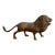 1980s Solid Brass Lion Figurine For Sale