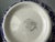 Blue Vintage Italian Stoviglierie Hand-Painted Blue & White Spongeware Ceramic Serving Bowl For Sale - Image 8 of 9