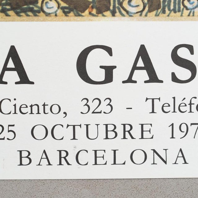 Beige Original Poster by Pablo Picasso, 1970s For Sale - Image 8 of 10