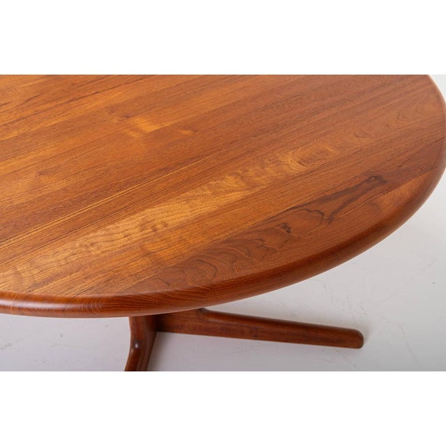 Brown Extendable Dining Table from Korup Mobler, Denmark, 1960s For Sale - Image 8 of 12