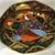 Japanese Beautiful Japanese Satsuma Handled Large Serving Plate-22k Gold Outline Design-Woven Handle For Sale - Image 3 of 6