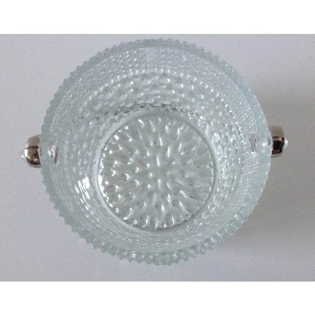 1960s C 1960's Mid-Century French Glass Teardrop Ice Bucket For Sale - Image 5 of 6