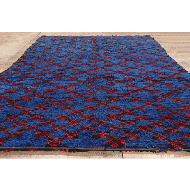 Vintage Beni MGuild Moroccan Rug, 06'02 X 11'01 For Sale - Image 9 of 10