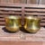 10" Hammered Brass Planters - A Pair For Sale In Dallas - Image 6 of 6