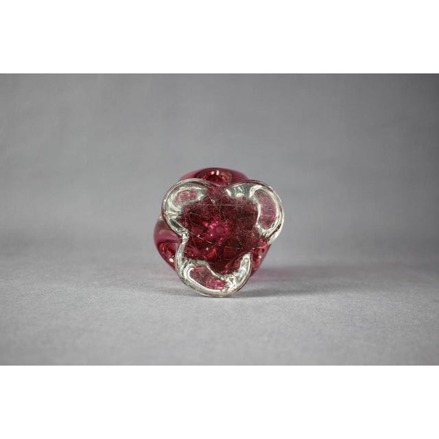 Czechoslovakian Bohemian Art Glass Vase by Josef Hospodka, 1960s For Sale - Image 4 of 6