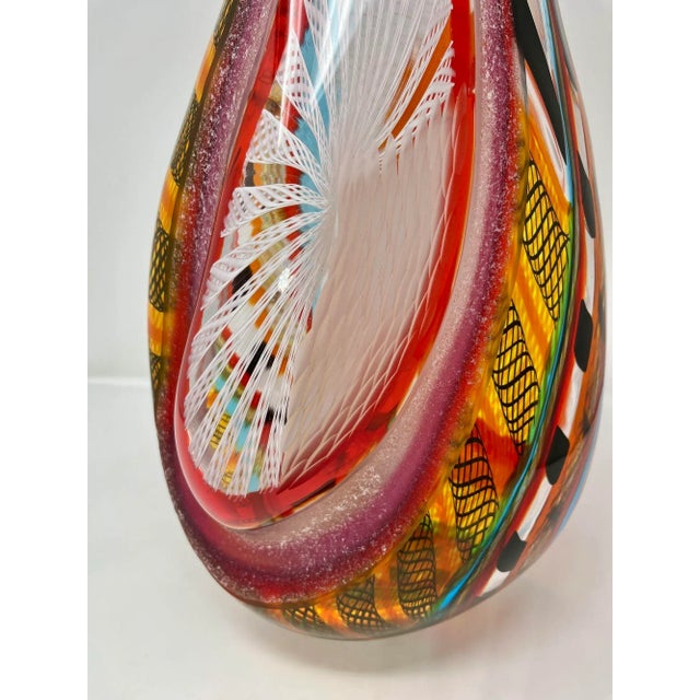 Murano Vase by Schiavon For Sale - Image 4 of 12