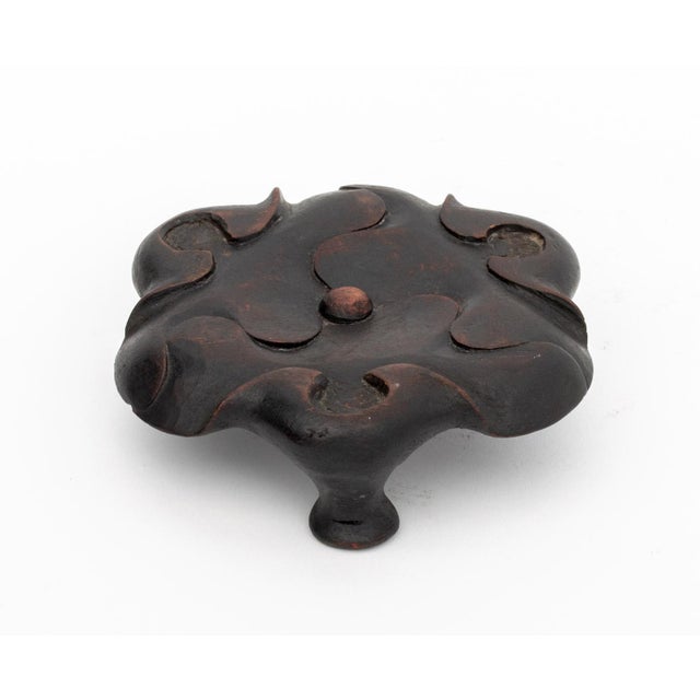 Chinese Patinated Bronze Tripod Censer For Sale - Image 12 of 12