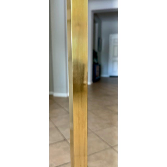 Frederick Cooper Solid Brass & Lucite Swing Arm Floor Lamp For Sale - Image 12 of 18