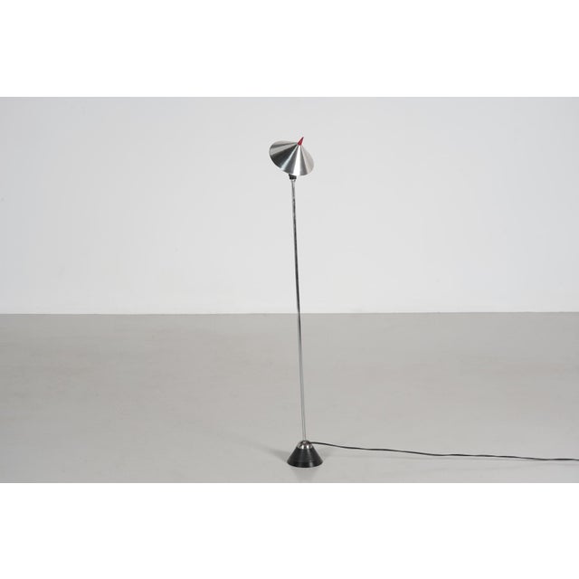 Magnita Floor Lamp by Pete Sans for Metalarte, 1980s, in Very Good conditions. Designed 1980 to 1989 This piece has an...