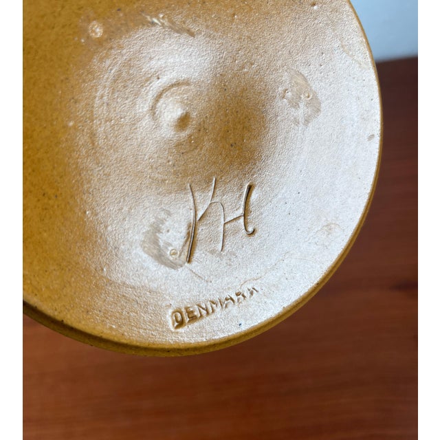 Mid-Century Danish Studio Pottery Bowl by Kaj Henning Jensen for Kh Keramik, 1960s For Sale - Image 10 of 13