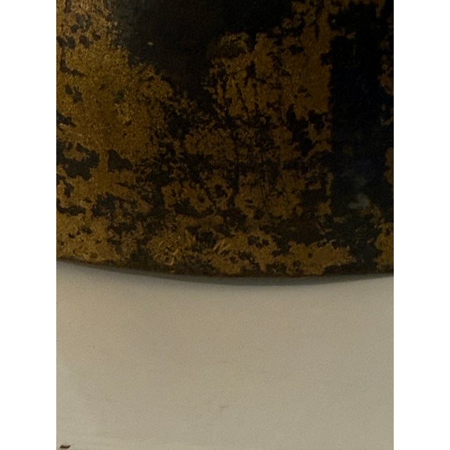 Vintage German Primitive Metal Cowbell With Rustic Patina and Clapper 2.75” T For Sale - Image 12 of 12