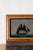 Antique reverse glass maritime artwork depicting the American frigate President (1814). Reverse-painted on glass and...