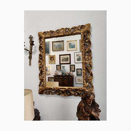 Baroque Style Mirror, Western Europe, 20th Century For Sale - Image 6 of 6