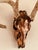Authentic Large Decorative Copper Coated Deer Skull Rustic Cabin Decor Art For Sale - Image 4 of 11