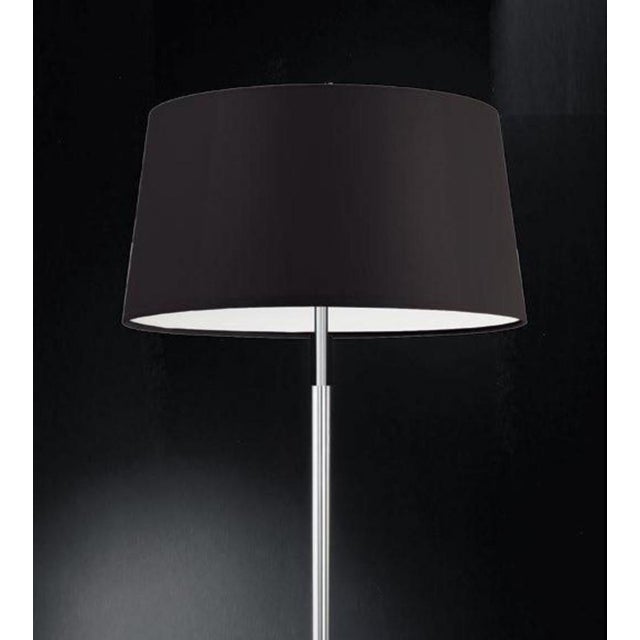 Contemporary Suite 1 Light Floor Lamp in Polished Chrome by Aggiolight For Sale - Image 3 of 6