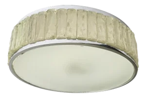 1970s Atelier Perzel Round Flush Mount