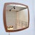 Vintage Danish Square Teak Mirror, 1960s For Sale - Image 3 of 4