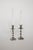Vintage Twisted Candlesticks, 1970s, Set of 2, in Very Good conditions. Designed 1970 to 1979