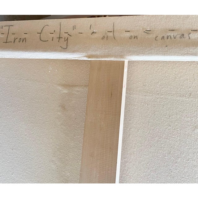 John Zinsser, Large Oil Painting Color field, Minimalist, Abstract Expressionist John Zinsser, 1997 For Sale In Miami - Image 6 of 7