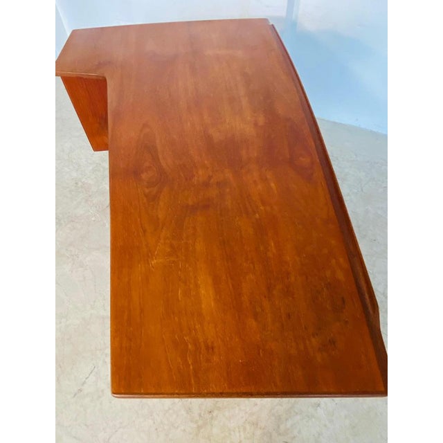 Mid-Century Danish Teak Boomerang Desk from Løvig, 1960s For Sale - Image 10 of 18