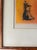Orange Vintage Helen Siegl Hand-Signed Fine Art Woodcut Print Rangoroo Mid Century Modern Folk Art Whimsical Animal Custom Framed For Sale - Image 8 of 10