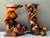 Vintage Japanese Twisted Root Pedestals - Set of Two For Sale - Image 10 of 12