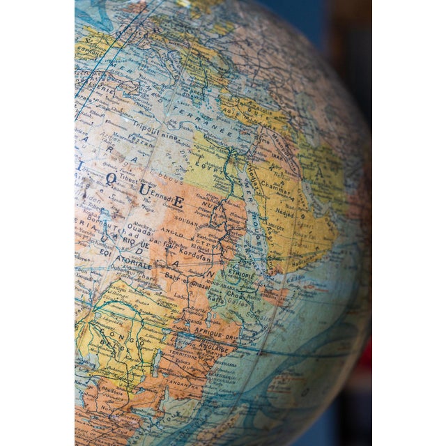 World Map Globe from J. Forest, 1890s For Sale - Image 3 of 5