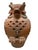 A Pair of Vintage Italian Style Terracotta Owl Garden Statues & Lanterns For Sale - Image 4 of 12