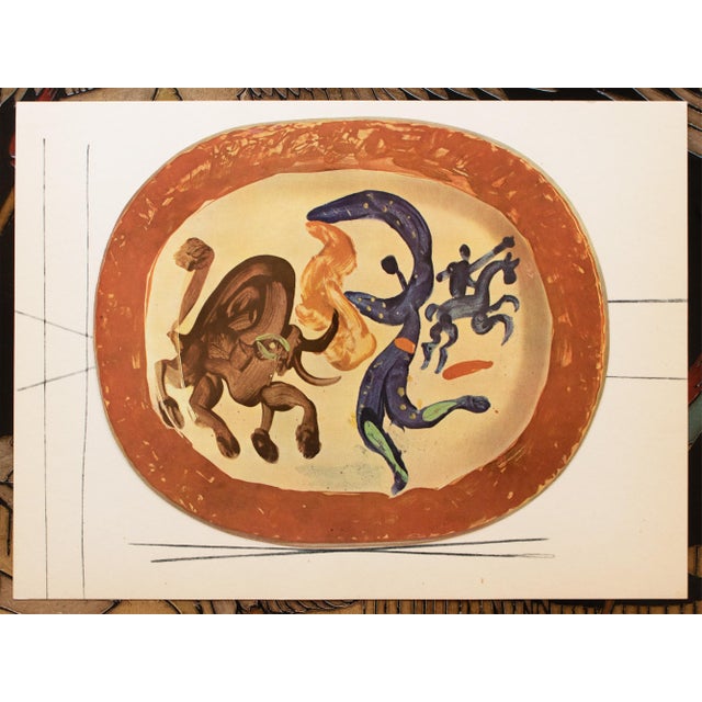 1955 Set of 15 Prints of Picasso's Ceramic Platters For Sale - Image 9 of 18