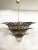Gray Palmette Ceiling Light Three Levels, 104 Smoked Glasses For Sale - Image 8 of 10