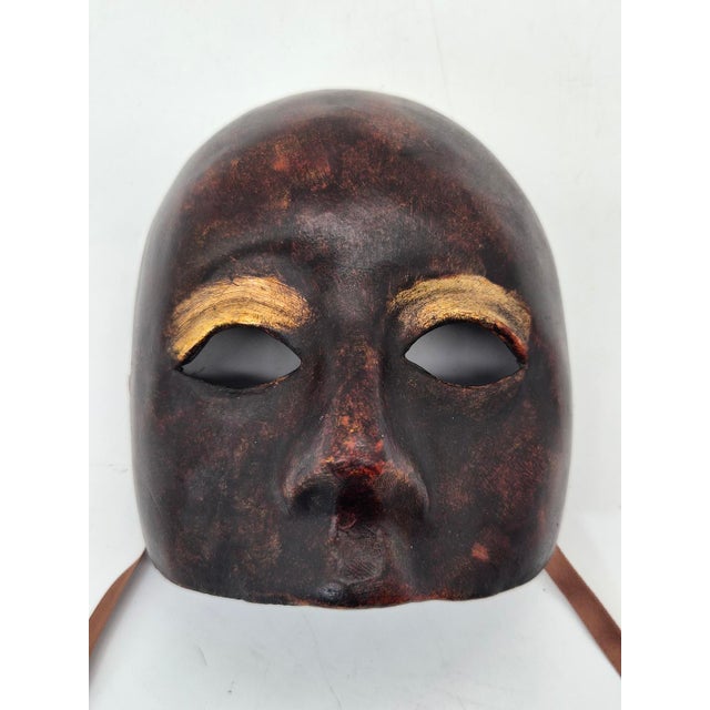 Venetian Piccola Neutra Artistic Mask by Gianni Cavalier, Venice, 1980s For Sale - Image 4 of 13