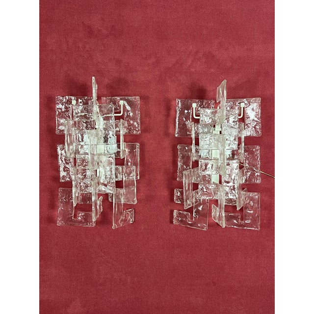 Murano Glass Wall Lamps, 1960s, Set of 2 For Sale - Image 12 of 12