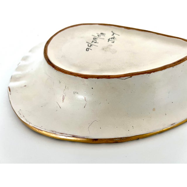 Mid-Century Modern 1950s Large Bitossi “Seta” Ashtray For Sale - Image 3 of 5